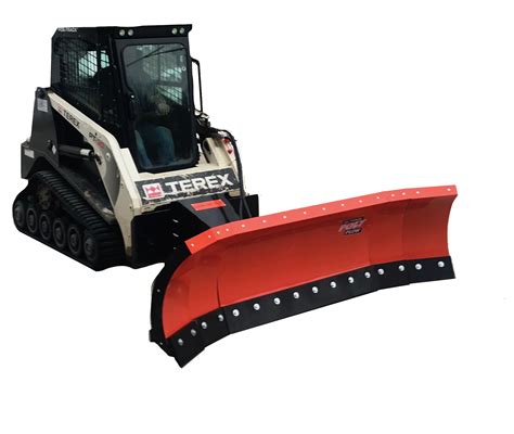 skid steer sniw pusher|snow plow skid steer.